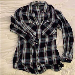 plaid blouse